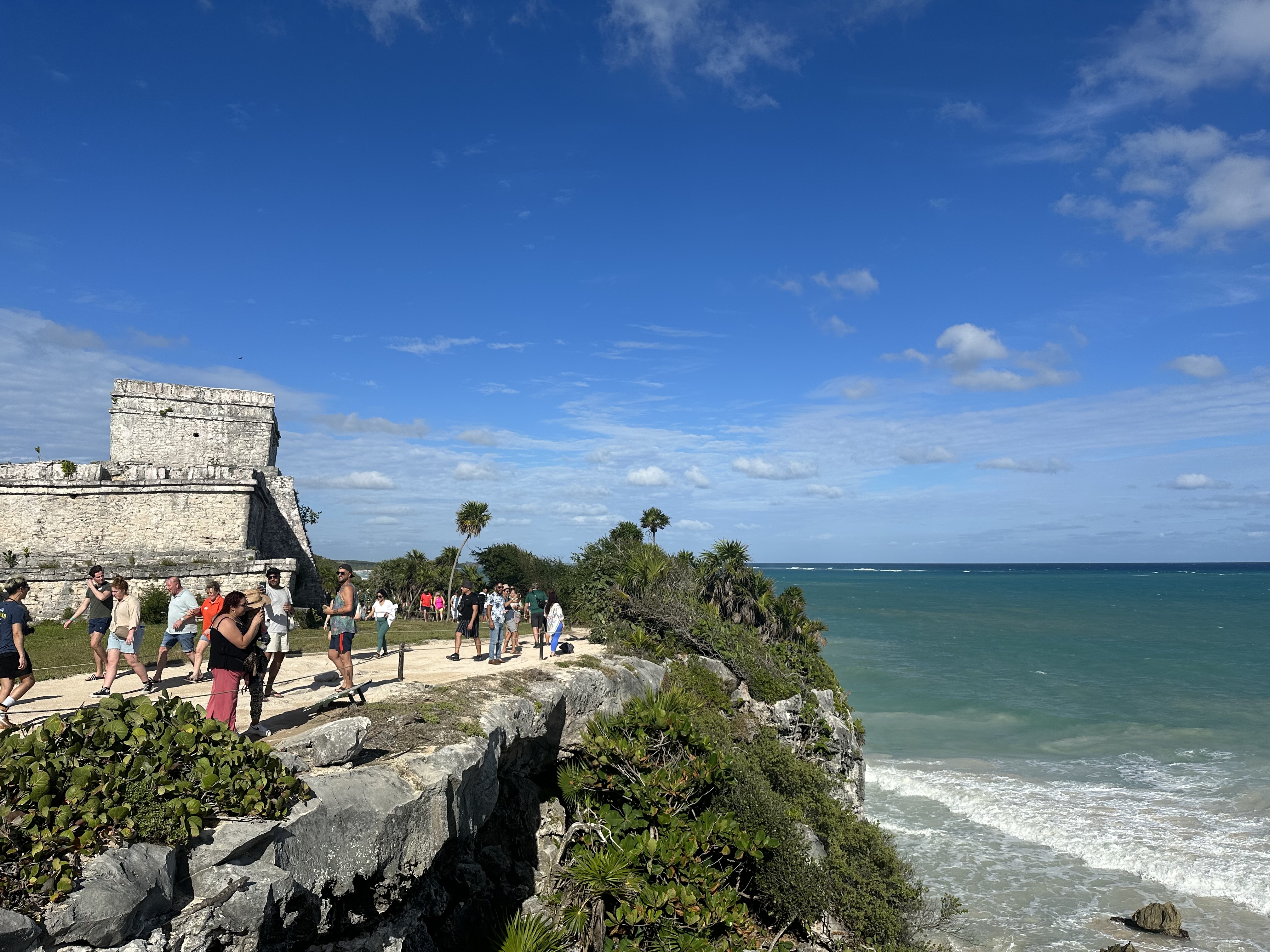 Tulum ruins near the property
